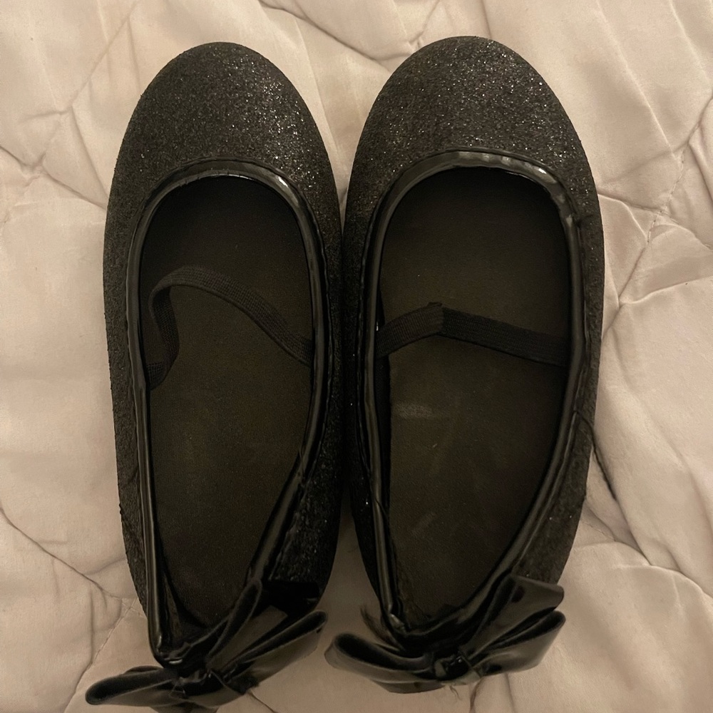 Toddler girl bow shoes